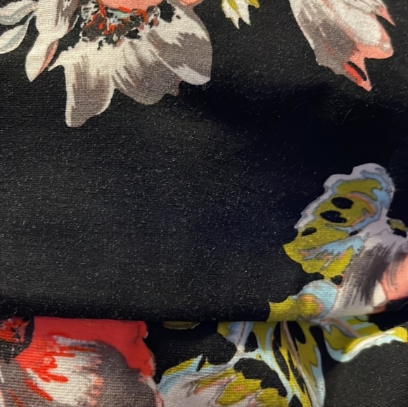 torrid | Floral Print Ponte Pleated Skater Dress - Picture 10 of 11